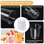 Huucozn 40 PCS Tasse de 220 ml Verre à Shot Plastiques Réutilisables Transparent Verre à Liqueur 220ml Verre Shooter Plastique R