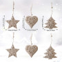 Pendentifs Suspendus Creux en F