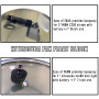 NiteScuba FAXS Jumbo Float Kit de flottaison sous-marine pour Ultralight / INON / Sea Arms