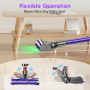 Electric Brush Compatible with Dyson V7, V8, V10, V11, V15 Vacuum Cleaner Attachment, Part Direct Drive Cleaner Head Turbine Flo