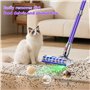 Electric Brush Compatible with Dyson V7, V8, V10, V11, V15 Vacuum Cleaner Attachment, Part Direct Drive Cleaner Head Turbine Flo