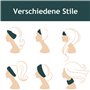 Sunolkie Bandeau Cheveux Femme, Headband Cheveux Femme Elastique Bandeau Large Flower Headwear Yoga Hair Bands Accessoire Cheveu