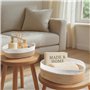 Lot de 5 Panier Rangement en Corde de Coton, Paniers et Boîtes de Rangement avec Anse, Corbeille décorative tressée pour placard