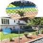 Crochets de rangement antirouille pour clôture de piscine ou fixation murale pour équipement de piscine, brosse, tuyau d'aspirat