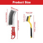 Brosses en Acier Inoxydable et Laiton et Nylon