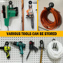 AUXPhome Crochets magnétiques robustes pour rangement de garage, support d'outils électriques de jardin, cintres pour tronçonneu