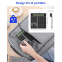Pavé Numérique sans Fil avec Calculatrice - Clavier Numérique sans Fil Bluetooth & 2,4GHz Numérique Ergonomique avec 34 Touches 