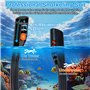Feelhap Masque de Plongée Intégral,Masque Intégral de Snorkeling Unisex,Masque de plongée à Double Tube avec Système Respiratoir