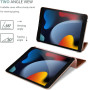 HUEZOE Étui de Protection Ultra Fin pour iPad 9,7" 2018/2017 - en Cuir synthétique - avec Fonction Support - pour iPad 9,7" - iP
