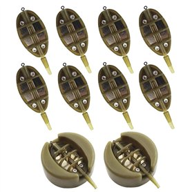 10 Pièces Pêche Méthode Feeder en Ligne