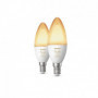 PHILIPS Hue White - Ampoule LED connectée flamme E14 - 5.5W - Compatible Bluetoo 55,99 €