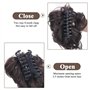 Lot 2 Pinces à Cheveux avec Pince à Chignon, Postiche pour Jeu Rôle D'halloween, Usage Quotidien (Noir/Marron Clair)