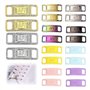 HORREX 20 Pièces AF1 Metall Lace Tag