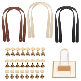 HORREX 6 Pièces Poignées en Cuir pour Sacs