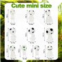 Wekuw Lumineux Arbre Elfes, 20 Pièces Princesse Mononoke Figurine Arbre Elfes Figurines Fantômes Lumineuses Résine Princesse Mon