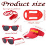 CHAOTEMAI 4 Pièces Deguisement Adulte Costume de Sauveteur Homme Femme Déguisement Drole Accessoires Plage Accessoires Casquette