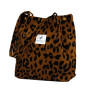 CHAOTEMAI Sacs Bandoulière Femme Sacs de Courses et Cabas Sac de Plage Cabas Velours Côtelé Femme Grand a Main Travailetudiante
