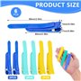 JOZMMZEOOA Marque Page 6 Pièces Marque Page Automatique Trois Couleurs Automatique en Silicone Personnalisation Animal Marque Pa