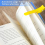 JOZMMZEOOA Marque Page 6 Pièces Marque Page Automatique Trois Couleurs Automatique en Silicone Personnalisation Animal Marque Pa