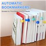 JOZMMZEOOA Marque Page 6 Pièces Marque Page Automatique Trois Couleurs Automatique en Silicone Personnalisation Animal Marque Pa