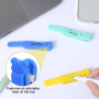 JOZMMZEOOA Marque Page 6 Pièces Marque Page Automatique Trois Couleurs Automatique en Silicone Personnalisation Animal Marque Pa