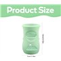 GIUSOBG Housses de Biberon Silicone Lot de 3 étuis en Silicone pour Biberons Avent en verre Naturel Compatible en Verre de 8 oz 