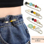 GIUSOBG Lot de 4 Pièces pour Femmes, Épingles de Sûreté avec Perles, Épingles Personnalisées, Broche de Sûreté avec Col Décorati