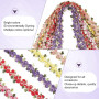 GIUSOBG 15 Verges 2cm Fleur Dentelle de Couture Rose Ruban Fleur Bordures en Tissu Applique à Coudre Broderie Ruban Décoratif po