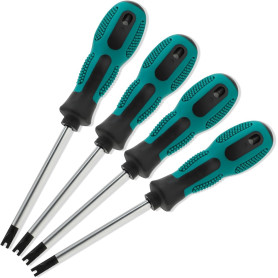 GIUSOBG 4pcs Magnétique Jeu de Tournevis Tournevis en Forme U 1.7/2.0/2.3/2.6