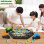 Triggle Jeu élastique Jeu de Societe Famille Jeus Francais Jeus de l'élastique de Triangle en ChaîNe éChecs Triangulaires en Cha