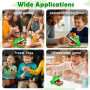 Wekuw Crocodile Jeu de Société Crocodile Toy Classic Bouche Dentiste Morsure Doigts Famille Enfants Enfants Action Compétence Je