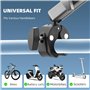 BRDRC Support de poignée de moto en aluminium pour appareil photo Insta360 X4 X3 Ace Pro Go 3S, pour DJI Osmo Pocket 3 2 Mobile 