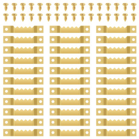 30 Pièces Accroche Tableau Crochet Cadre，Fixations pour Cadres，Mural Attache Cadre Accroche Cadre ，pour Cadres Photo Affiches Pe