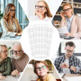 KILDOWS 30 Paires Coussinet Lunettes Nez en Silicone, Plaquettes de Nez Lunettes Antidérapant, Coussinets Nasaux Adhésif pour Lu