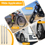 KILDOWS 3 Pièces Demonte Pneu, 30cm Démonte Pneu Moto Levier de Pneus de Voiture Manuel Outils de Réparation de Pneu Démonte-Pne