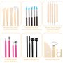 42 pcs Outils kit poterie,Outils de Sculpture，Outil Sculpture Modelage, Outil Modelage Clay Sculpting Tools, Avec Sac Rangement，