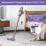 30,45V Chargeur Compatible avec Dyson V11 V10 V12 V15 SV22 SV20 SV15 SV14 SV12 Aspirateur Adaptateur