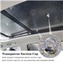 Ventouse de 45mm Mini Ventouse 50 Pièces Carrosserie Ventouse en Plastique PVC Sans Crochets Ventouse Transparente en Caoutchouc