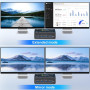 MLEEDA Displayport KVM Switch 2 PC 2 Monitor 8K@60Hz 4K@144Hz, KVM Switch Dual Monitor pour 2 Ordinateurs Partager 2 écrans et 4