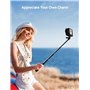 WOLFANG Perche à Selfie pour caméra d'action Compatible avec caméra d'action Gopro/DJI/Surfola/Apexcam