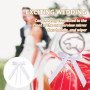 50 Pièces Noeud Voiture Mariage, Noeuds d'Antenne, Faits Main, Decoration Voiture Mariage, Ruban Voiture Mariage Blanc pour Mari
