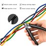 3 Pièces 4.5 Pouces Pinces Coupantes Noires - Mini Pince Coupante Précision pour 3D Print, Électronique, Modélisme Plastique, Bi