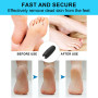 10 Pièces Rouleaux de Remplacement Compatible avec Scholl Velvet Smooth, Extra Rugueux Recharge de Tête de Rouleau pour Pedicure