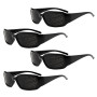 Makoto Nobu 4 Pièces Lunettes à Grille