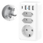 7 en 1 Adaptateur Prise Anglaise