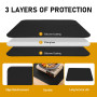Tapis Résistant à la Chaleur, 40x60cm Tapis Anti Feu 600°C Tapis Ignifuge Silicone Antidérapant Imperméable pour Plans de Travai