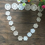 MINDPLUS 2,5 à 5 cm Petits Napperons pour Travaux Manuels en Fentelle au Crochet Fleurs de Coton Mini Napperons en Dentelle au C