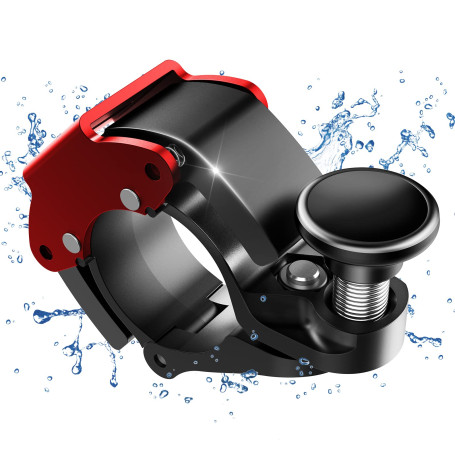 Sonnette de vélo innovante en alliage d'aluminium - Mini sonnette de vélo - 100 dB - Sonnette puissante - Nouvelle mise à niveau