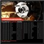 Frankberg 2x Kits de roulements de roue Essieu Avant Compatibles avec W204 C180 C200 C250 C300 C350 2007-2014 S204 C180 C200 C25