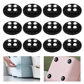 EUIEUT 12 Pcs Roulette Meuble à 4 Billes